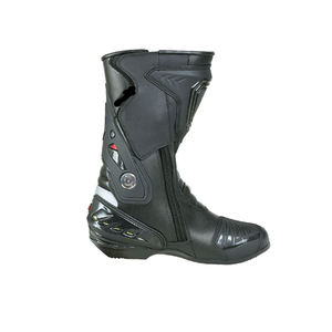 Chaussures de moto pour hommes, best-sellers, en cuir véritable, respirantes, imperméables, coupe-vent, avec logo. - Product Image 5