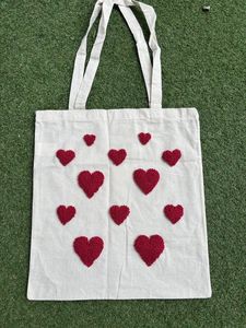Bolso Tote con Cuentas, Bolso de Mano de Lona con Diseño de Conchas y Perlas, Bolso de Hombro Abierto para la Playa o Compras, Producto Hecho a Mano, Bolso Tote Más Vendido - Product Image 4