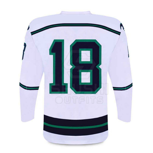 Jersey de hockey sobre hielo de alta calidad, hecho a medida, transpirable y ligero, de poliéster sublimado, para equipo. - Product Image 3