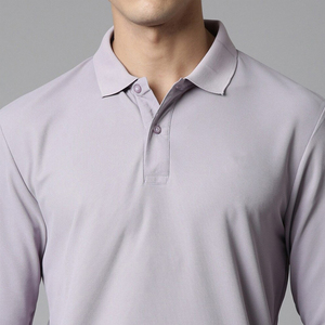 Nuevo Diseño de Camisetas de Golf para Hombre, Transpirables, de Manga Corta, con Patrón Sólido, Logotipo Personalizado en la Parte Delantera, Venta Especial, Servicio OEM Personalizado de Alta Calidad - Product Image 6