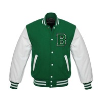 Veste universitaire pour homme en laine/viscose avec rembourrage en coton, écologique et imperméable, options de logo personnalisé, service OEM