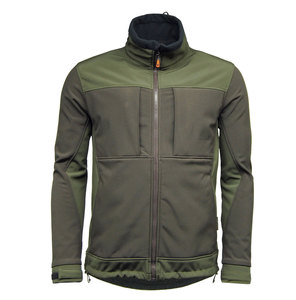 Custom Unisex Waterproof Windproof Hooded Softshell Jacket Breathable <b>Polyester</b>/Cotton Blend Front OEM Service Multiple Sizes - Product Image 1