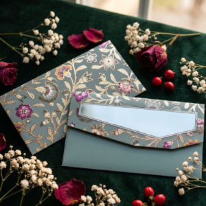Sobres de Lujo para Dinero de Boda, Estilo Tradicional, Sobres Shagun Hongbao Lai Si, Paquete Rojo para Regalo de Dinero - Product Image 1