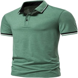 Polo 100% de algodón para hombre, Polo de alta calidad, Polo de poliéster de manga corta, OEM, venta al por mayor, Polo Unisex, camisetas personalizadas lisas - Product Image 2
