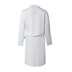 Bata de laboratorio profesional para hombre, bata médica larga de mezcla de algodón de manga larga, bata de laboratorio transpirable de algodón y poliéster - Product Image 3