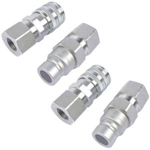Set di Attacchi Rapidi per Minipale Bobcat Compatibili con Kubota e Komatsu - 2 Pezzi di Accoppiatori Idraulici a Connessione Rapida - Product Image 2