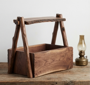 Organizador de cubiertos de madera para fiestas, el más vendido, organizador de mesa para condimentos con divisores resistentes para cubiertos. - Product Image 3