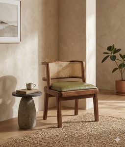 Luxury Wooden Chair With Natural Finish For Hotels Restaurants Resorts And Premium Interior Decoration - Product Image 2