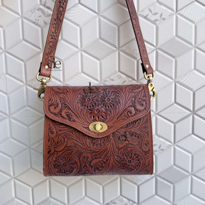 กระเป๋าถือหนังสินค้ามาใหม่กระเป๋าหนังสะพายข้างสไตล์ยิปซีสไตล์ตะวันตก - Product Image 1