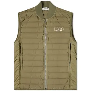 Premium Quality Men's Insulated Lightweight <b>Puffer</b> Men's <b>Vest</b> Custom Windbreaker Padded Sleeveless <b>Puffer</b> <b>Vest</b> - Product Image 4