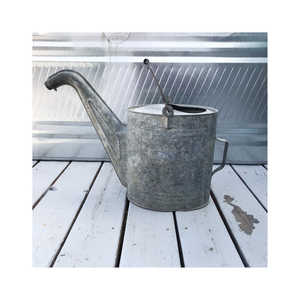 Pichet d'arrosage en métal enduit de poudre blanche avec manche en bois parfait pour l'approvisionnement en jardin et l'entretien des plantes de qualité supérieure - Product Image 6