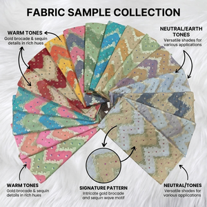 Exquisite Floral Brocade Silk <b>Fabric</b> Premium Jacquard Weave for Luxury Garments and Traditional Couture - Product Image 6