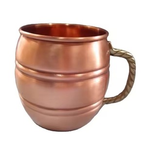 High Quality <b>Copper</b> Drink Mug Mule Inspired Cocktail <b>Cup</b> for Restaurant Bar Kitchen Serving Presentation - Product Image 4