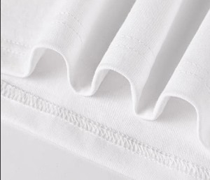 Venta Directa de Fábrica, Camiseta Personalizada con Serigrafía Frontal, Blanca, de Algodón 100% Pesado, Corte Ajustado, Secado Rápido, Manga Corta, Lisa - Product Image 6