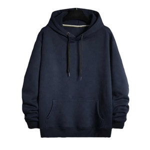 Sudaderas con Capucha Personalizadas al por Mayor con Logotipo, Sudadera Negra para Hombre, Talla Grande, Sudadera con Capucha Extra Grande para Hombre - Product Image 1