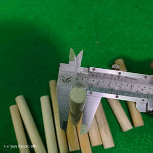 Hueso de búfalo real hecho a mano de 105 mm, rollo sólido, material natural para manualidades a precio económico. - Product Image 3