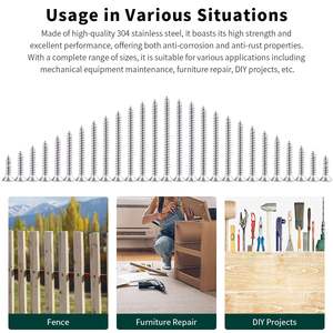 Tornillos para paneles de yeso de acero al carbono métricos ISO, galvanizados en zinc, M4-M10, Grado 4.8 6.8, Directo de Fábrica - Product Image 6