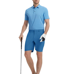 Pantalones cortos de golf para hombre: de secado rápido y cintura elástica, poliéster de alto rendimiento, diseño personalizado para un juego cómodo y a la moda, transpirables - Product Image 1