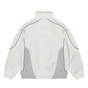 Vintage Quarter Zip up <b>Soft</b> <b>Shell</b> Windproof Windbreaker <b>Jacket</b> for <b>Men</b> High Quality Custom Sports Windbreaker Pullover - Product Image 4