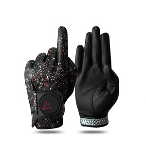 Gants de golf pour homme Bana Brothers, 2 pièces, noirs, avec tissu respirant anti-humidité et fermeture à bouton - Product Image 2