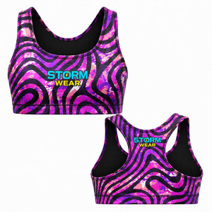 Top Trendy Product Fitness Breathable Solid Sports Bras Running Gym Sublimation Yoga Best Quality Push Up Fitness Bra For Women - Product Image 5