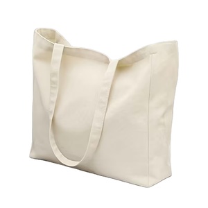 Women's Fashion Canvas Large Capacity Multi-Pocket Tote Bag Zipper Drawstring Button Closure Reusable Eco-Friendly Washable - Product Image 1