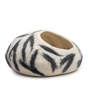 Cama de Lujo para Gatos de Fieltro y Lana, Casa para Mascotas Hecha a Mano, Desmontable y Lavable, para Gatos Grandes, Proveedor Mayorista OEM para Exportación - Product Image 1