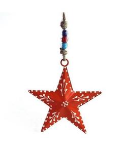 <b>Vintage</b> Antique Metal Cow Bell Christmas <b>Ornament</b> Hanging Holiday Home Decoration - Product Image 4