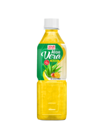 500ml Natuurlijke Aloë Vera Mango Smaak Sap Drank Geperste Fruit Groothandel Aangepaste Etiket Drank PET Fles Fabrikant