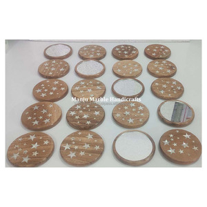 Prix de gros de la plus grande usine indienne en miroir incrusté de stéatite avec miroir vadrouille poli brillant naturel pur pour la décoration intérieure - Product Image 6