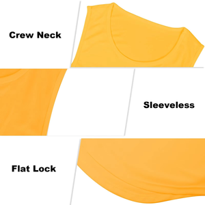 Débardeur de sport pour homme, décontracté, respirant, moulant, pour la course et l'entraînement, à manches courtes, tricoté, 100% coton, anti-boulochage, 180g - Product Image 5