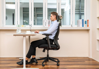 Chaise de bureau ergonomique en maille fabriquée en Chine pour le travail au bureau et le bureau à domicile, mobilier de bureau