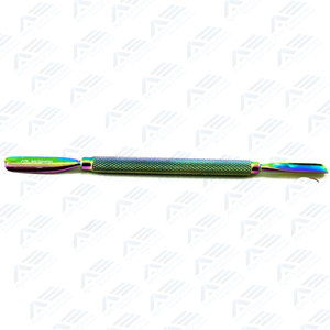 ชุดเครื่องมือทำเล็บมือดันหนังกำพร้าสีเงินอุปกรณ์ทำเล็บ - Product Image 3