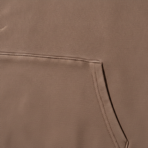 Sweat-shirt à capuche oversize en molleton pour homme avec logo personnalisé, couleur unie, décontracté, coupe automne, avec poches, manches classiques, tricoté, uni - Product Image 5