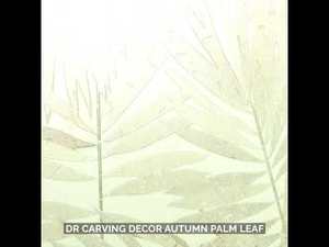 Orientbell Vitrified (GVT) 600X1200 DR Carving Decor Autumn Palm Leaf Matte Finish Large <b>Tiles</b> Big <b>Wall</b> Floor Porcelain <b>Tiles</b> - Product Image 2