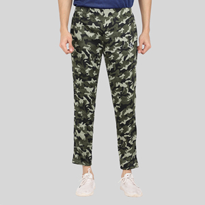 Pantalon de survêtement sport bleu quatre directions avec bande latérale, logo personnalisable, impression HD, délavage coloré, 100 % polyester, séchage rapide, tailles homme M/L/XL - Product Image 1