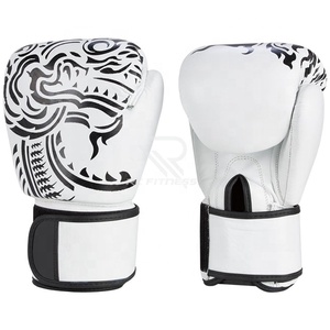 Gants de boxe en cuir antidérapants avec fermeture auto-agrippante pour hommes et femmes, MMA, Kickboxing, 10oz, pour sac de frappe, 12oz, entraînement Muay Thai, personnalisables - Product Image 1