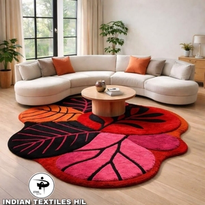 100% Custom Wool Hand Tufted Floor Carpet Modern LUXURY Designed Indian Supplier INDIAN TEXTILES H/L Size Options - Product Image 1