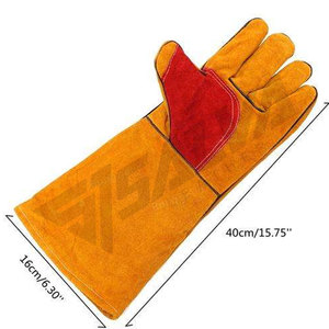 Guantes de Seguridad de Cuero Vacuno de Alto Rendimiento, Guantes de Trabajo Industriales de Seguridad para Protección de Manos, Gran Venta - Product Image 2