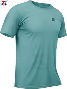 Camiseta Básica de Cuello Redondo para Hombre, Personalizada con Impresión Digital, Color Liso, Sin Marca, Tejido Suave, 100% Algodón, Holgada, 240g, Casual - Product Image 4