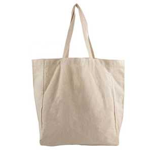 Sac à bandoulière en toile de coton de taille moyenne, personnalisé avec logo et motif, écologique, recyclable, réutilisable, avec longue sangle - Product Image 1