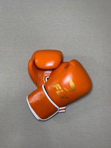 Gants de boxe de qualité supérieure en cuir de vachette véritable, confortables et imprimés, prix de gros RTS, AI-BG-06 - Product Image 4
