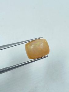 Natural High Quality Light Orange <b>Colour</b> Fire Opal Gemstone <b>Cushion</b> Cut 2.14Cts 7.70X10MM - Product Image 4