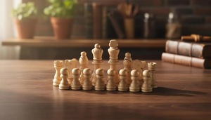 ILAHI's Eco-Friendly Rustic Polished Rectangle <b>Chess</b> <b>Board</b> Game 100% Handmade Pure Wood Animal/Love Style Customized Size <b>Chess</b> - Product Image 5