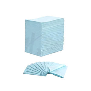 Paquete de 500 servilletas dentales desechables impermeables manuales absorbentes azul claro toallas Material polar equipo de limpieza de dientes - Product Image 5