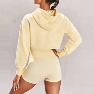 Conjunto Deportivo para Mujer, Ropa de Gimnasio sin Costuras, Top Corto de Manga Larga para Entrenamiento y Yoga - Product Image 6