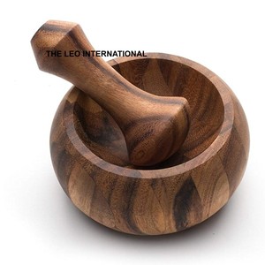 Juego de Mortero y Pilón de Aluminio de Grado Comercial para Suministros a Granel, Molienda de Especias, Medicina Herbal y Preparación en la Cocina - Product Image 6