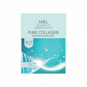 Masque en tissu Embiel Pure Collagen Intensive, 10 masques en tissu pour le visage, masque facial, masque en tissu au concombre, collagène - Product Image 4