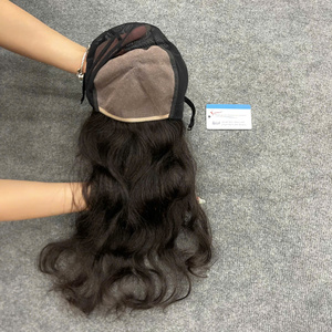 Best Selling <b>wig</b> human hair middle lace closure <b>wig</b> natural wavy natural hair style raw hair vendor natural color - Product Image 6