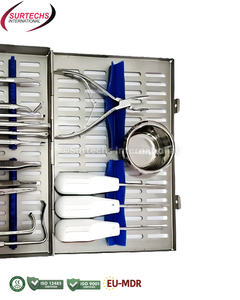 Kit Quirúrgico para Implantes Dentales Surtechs No. 2 con Caja, Juego de Instrumentos de Acero Inoxidable, Manual, Certificado CE - Product Image 5